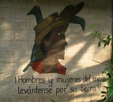 "People Of Maize" Mural From Nueva Esperanza
